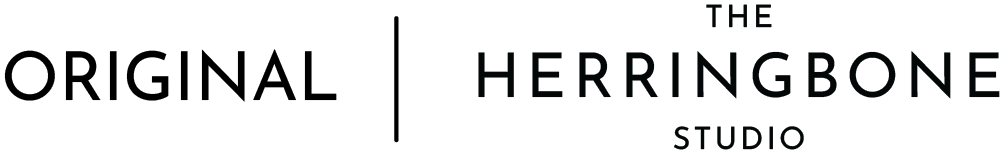 Alternative the herringbone studio logo with the original marker